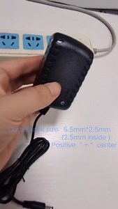 DC 12Volt 2A Power Supply Adapter 24W AC DC Wall Adapter 100-240V AC to DC 12V 2A 1.5A Power Adapter Cord Converter with 5.5mm x 2.5mm Compatible with 5.5x2.1mm Tip 12V ac/dc Transformer