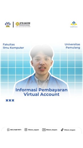 FILKOM UNPAM on Instagram: "🎓 INFO PEMBAYARAN BIAYA PENDIDIKAN Halo, Sobat FILKOM! 👋 Yuk simak tata cara pembayaran biaya pendidikan Universitas Pamulang lewat video berikut 💳✨ Di video ini kamu bisa lihat langkah-langkah pembayarannya secara lengkap, mulai dari prosedur, hingga daftar bank yang sudah bermitra dengan Unpam 🏦 Tonton sampai akhir dan jangan lupa share ke teman yang belum tahu ya 😉 #filkomunpam #universitaspamulang #infokampus #PembayaranKuli