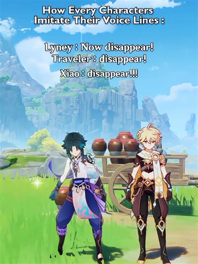 Genshin Impact Voice Line Imitations by Characters