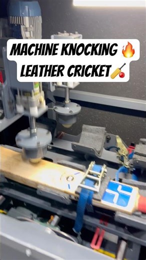 Machine Knocking Process 🔥 Leather Cricket Bat | NG Sports 🏏 #cricket