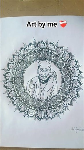 “Sai Baba Drawing ✨ | Shirdi Sai Baba Sketch for Beginners” #SaiBaba #Drawing