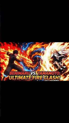 Benimaru vs Yamamoto 🔥 Ultimate Fire Battle | Fire Force x Bleach #anime #animeedits #fire