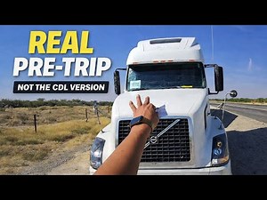 REAL TRUCKING: Pre-Trip Inspection (How Drivers Actually Do It)