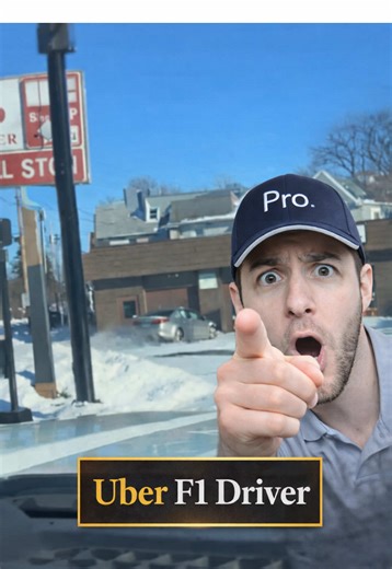 What type of elite precision transport specialists are these? This Uber professional is taking