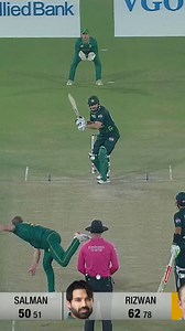 Salman Ali Agha is up to the task! Smashing boundaries to keep up with the required rate 👌 #3Nations1Trophy | #PAKvSA | Pakistan Cricket Team