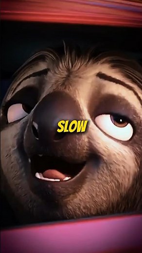 Why the Sloth in Zootopia drives FAST! #disney #pixar #dreamworks #judyhopps #minions