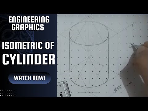 Isometric View of Cylinder | Engineering Drawing | 10.2
