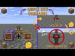 Command Block Tutorial #294: Sniper Bow Commands in Minecraft (1.21.6+)