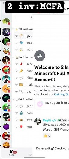 Free minecraft premium account Discord server 👀