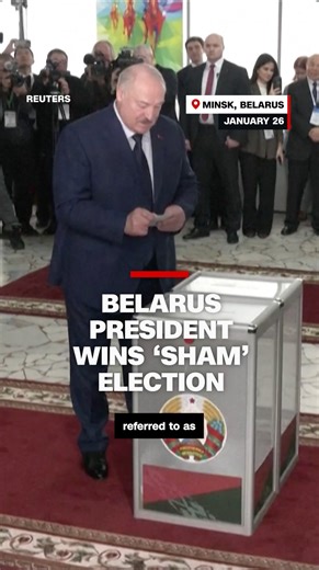 65K views · 431 reactions | In power since 1994, Alexander Lukashenko claimed yet another election win, unsurprisingly. Belarus' latest presidential election has been called a "sham" by the European Union. After the country's last vote in 2020 hundreds of thousands took to the streets in protest and the country responded with the harshest crackdown in its post-Soviet history. Read more at the link: https://cnn.it/4juLOMr | CNN | Facebook