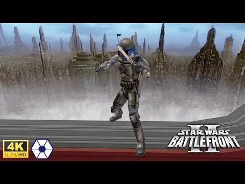 Star Wars Battlefront II (2005) Clone Wars Extended Era 3.0 Jango Fett gameplay Palpatines apartment