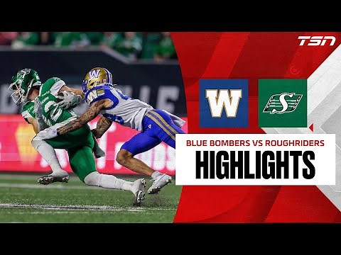 CFL Week 13: Saskatchewan Roughriders vs Winnipeg Blue Bombers | FULL HIGHLIGHTS