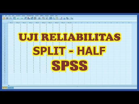 Split Half Reliability Test with SPSS - Spearman Brown Reliability Test