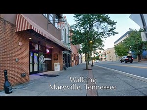 Walking Downtown Maryville, Tennessee | 4K - USA