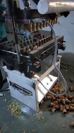 Edible Biscuit Cup Making Machine For Tea Coffee Hot and Cold Beverages