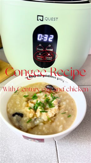 Delicious Century Egg Recipe | Cute Rice Cooker Available at @galaxy.mauritius