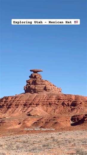 Exploring Utah - Mexican Hat || a sombrero-shaped rock outcropping