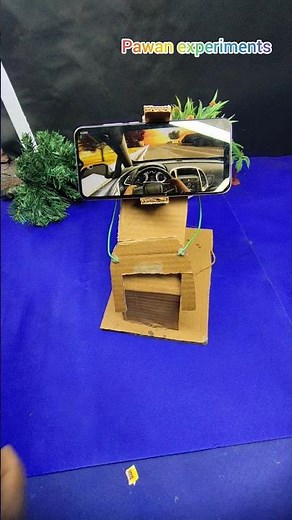 how to making amazing cardboard video game machine #dcmotor #cardboard#project #diy #shorts