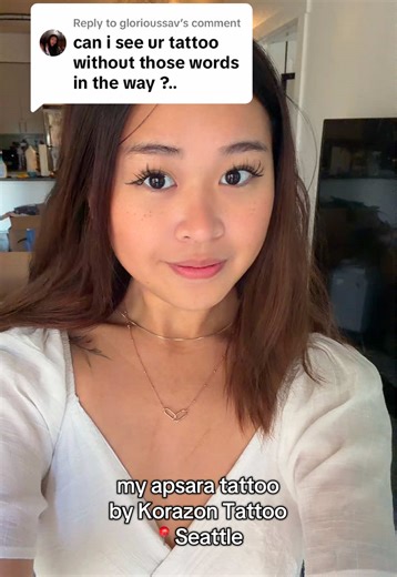 Replying to @glorioussav this is one of my favorite tattoos by @Korazon Tattoo in Seattle! I love his cultural work ❤️ the Khmer script says “Klahan” or “Be Brave” 🥰