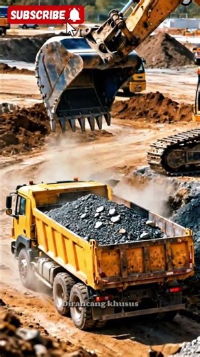 Dumptruk siap angkat material #facts#technology#dumptruck#truck#construction#shorts#viral#viralvideo