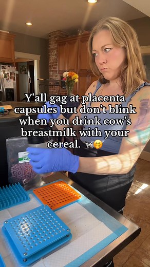 145K views · 2.7K reactions | Postpartum recovery looks different when you actually use what your body made for you ✨ #PlacentaEncapsulation #GoldenAfterglow #PostpartumHealing #MomHumor | Emily Anderson | Facebook