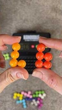 🧡❤️ Orange & Red ➰ 1-minute Kanoodle Challenge 🧩 #asmrsounds #kanoodle #satisfying