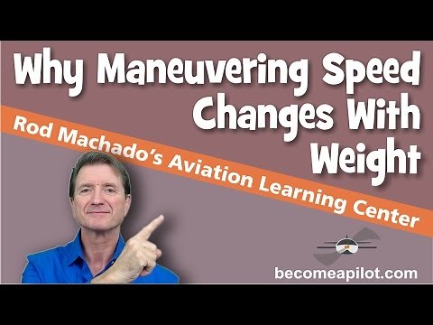 Why Maneuvering Speed Changes With Weight