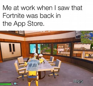 I had to excuse myself to a conference room… That’s right! Back in the App Store in the US for iPhones and iPads. #EpicPartner | Men's Humor