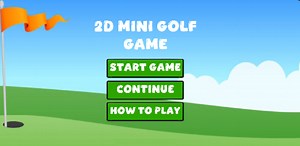2D Mini Golf Game by TheSouthWestStudios