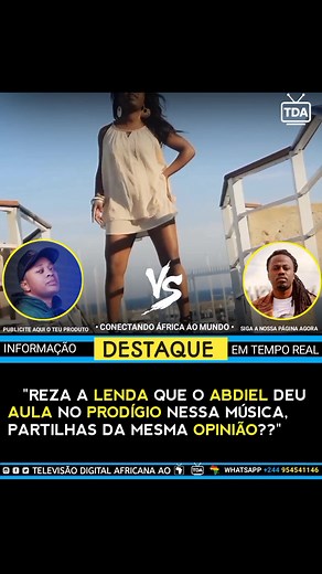 Prodígio Vs Abdiel isso é azar 🥵🙆🇦🇴🔥 Ouve👉:https://youtu.be/kKa1WcWyClg?si=etQsP5vhAQ4JHtr- | Televisão Digital Africana Ao