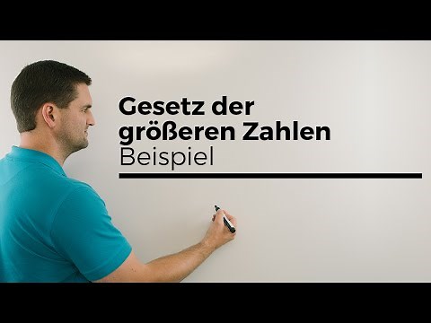 Gesetz der großen Zahlen, Beispiel Würfelwurf, Stochastik, Wahrscheinlichkeit | Mathe by Daniel Jung