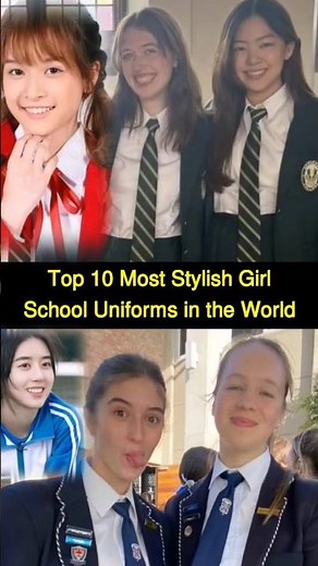 Top 10 Most Stylish Girl School Uniforms in the World? Stylish Girl School Uniforms in the World