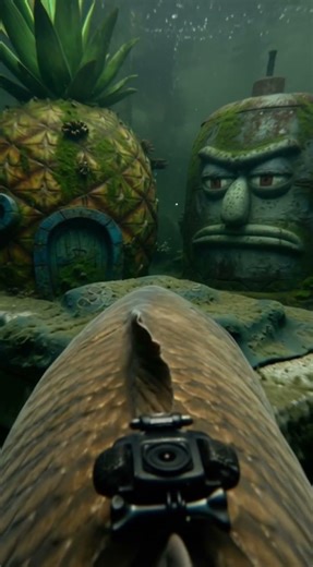 🔥 **A Fish Enters SpongeBob’s World… The Result Is Shocking! 😱