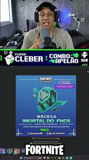 🎒 FREE BACK BLING in Fortnite via Twitch! Here's how to get it!