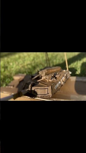 My First Cardboard Modern Tank - M1 Abrams!🇺🇸