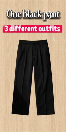 One black pant Unlimited outfits #mensfashion #menswear #outfitideas
