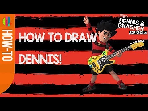 How to draw Dennis! | Dennis & Gnasher Unleashed