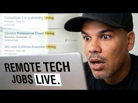 Web Developer - Remote Jobs In Tech Live plus Q&A