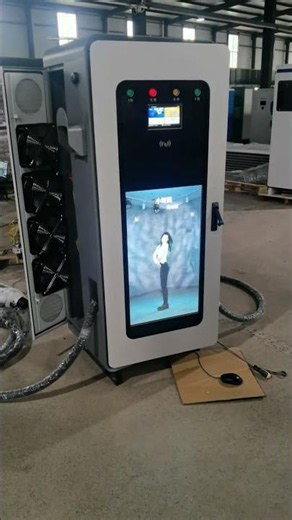 EV charging + advertising display in one solution.