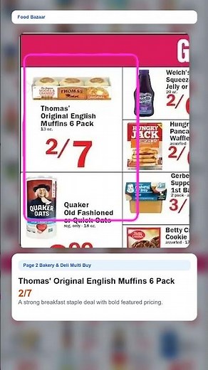 Food Bazaar Weekly Ad (7/30/26 - 8/5/26) Top 5 Deals #shorts