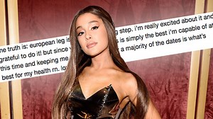 Ariana Grande explains why most of her tour dates are 'closer to home'