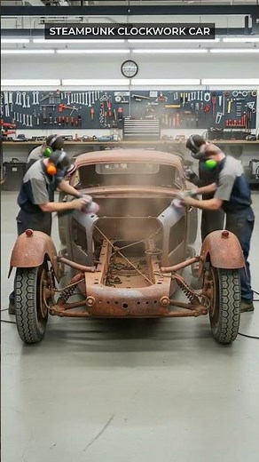 ⚙️ INSANE Steampunk Clockwork Car Build - Morgan 3 Wheeler TRANSFORMATION