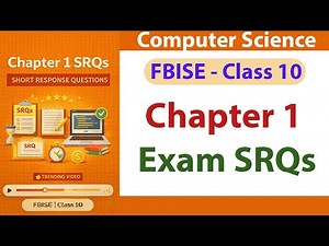 Chapter 1 Short Questions Solved | Computer Systems | FBISE Computer Science Class 10 | 2026