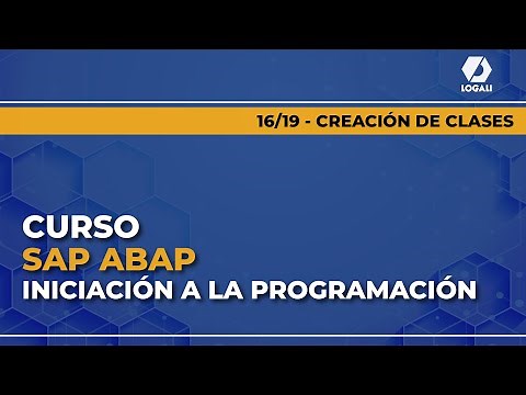 16/19 Curso SAP ABAP Iniciación a la programación - Creación de clases