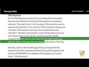 File Signature Analysis Digital Forensics