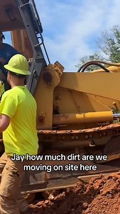 How much dirt does Jay have to move on site? | Dirt Near Me App