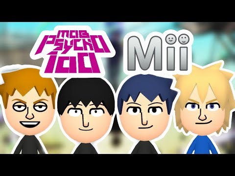 How To Make Mob Psycho 100 Miis On Nintendo Switch!