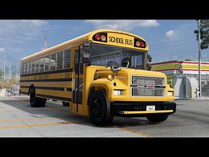 POV Driving With The Gavril MD70 School Bus - BeamNG.Drive