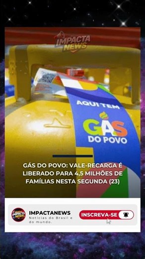 Vale-gás é liberado para 4,5 milhões de famílias 🔥