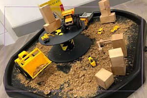 14 tuff tray ideas, including cutting, counting, and creating - your kids will love them